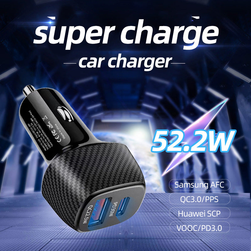 LuckyPromos | 30W supper fast charging plugging car plugging.