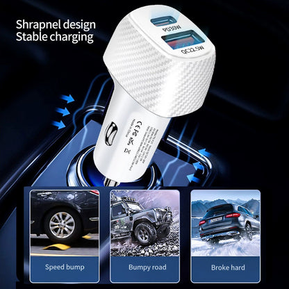 LuckyPromos | 30W supper fast charging plugging car plugging.