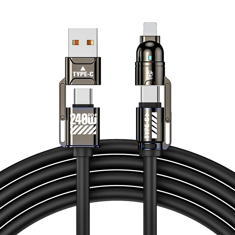 LuckyPromos | 4-in-1 Fast Charging Cable