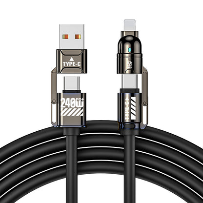 LuckyPromos | 4-in-1 Fast Charging Cable