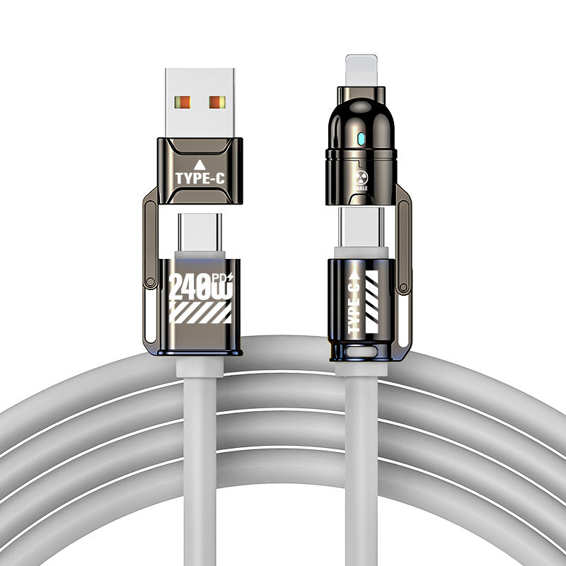 LuckyPromos | 4-in-1 Fast Charging Cable