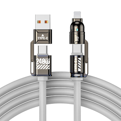 LuckyPromos | 4-in-1 Fast Charging Cable