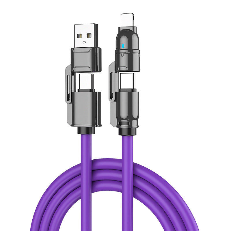 LuckyPromos | 4-in-1 Fast Charging Cable
