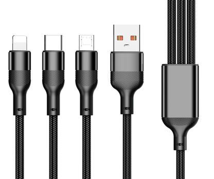LuckyPromos | 3-in-1 Fast Charging Cable
